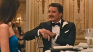 Pedro Pascal and Dakota Johnson in Materialists (Image via A24)
